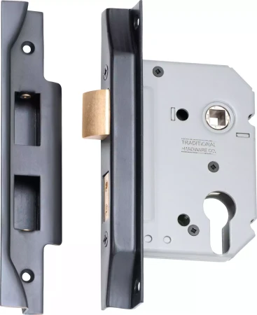 Rebated Euro Mortice Lock -  Backset 57mm - AC