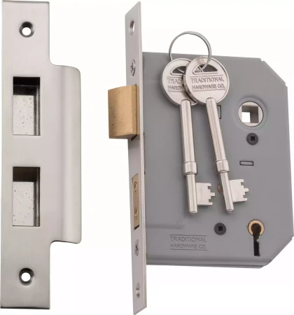 5 Lever Mortice Lock - Backset 57mm - SN