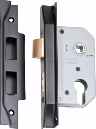 Rebated Euro Mortice Lock - Backset 46mm - MB