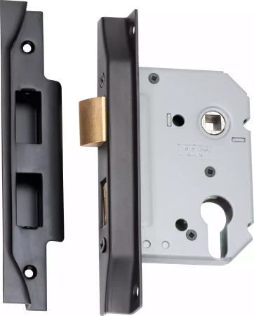 Rebated Euro Mortice Lock -  Backset 57mm - MB