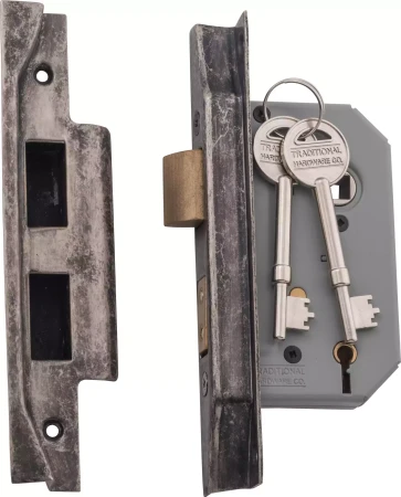 Rebated 5 Lever Mortice Lock - Backset 46mm - RN