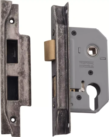 Rebated Euro Mortice Lock - Backset 46mm - RN