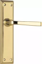 Menton Lever - Long Backplate - Passage Pair - PB