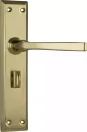 Menton Lever - Long Backplate - Privacy Pair - PB