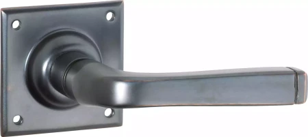 Menton Lever - Square Rose - Passage Pair - AC