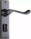 Fremantle Lever - Long Backplate - Privacy Pair - AC