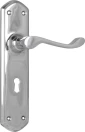 Windsor Lever - Long Backplate - Lever Pair - CP