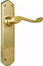 Windsor Lever - Long Backplate - Passage Pair - PB