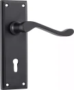 Camden Lever - Long Backplate - Lever Pair - MB