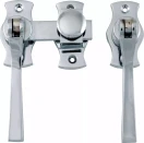 Square French Door Fastener - CP