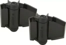 TruClose TCA2 2 Leg Metal to Timber Hinge Set - BLK