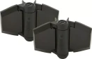 TruClose TCA3 2 Leg Timber to Timber Hinge Set - BLK