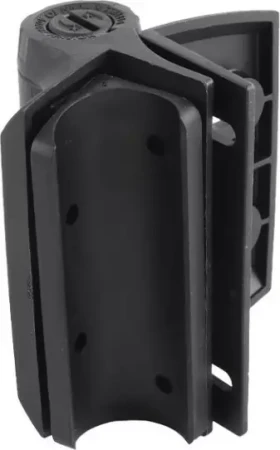 TruClose - HD - Equal Round Post - Hinge Set - BLK