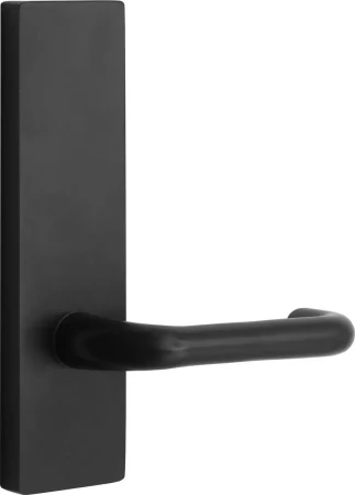 Wide External With Lever & No Cylinder Hole - BLK