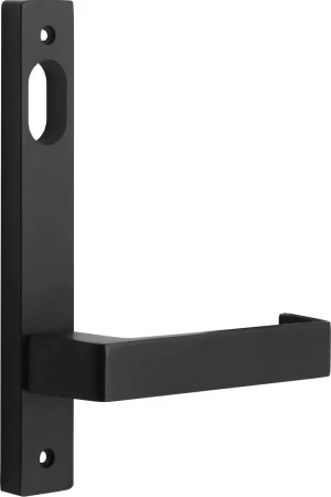 Narrow Internal With Lever & Cylinder Hole - BLK