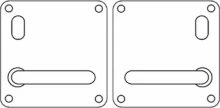 800 Series - 152 x 152mm - Internal Plates - Alpha - SC