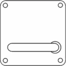 812 LH Alpha Internal Plain Plate - SC