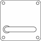 812 RH Alpha Internal Plain Plate - SC