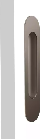 M Series - Oval Flush Pull 203mm - Bronze