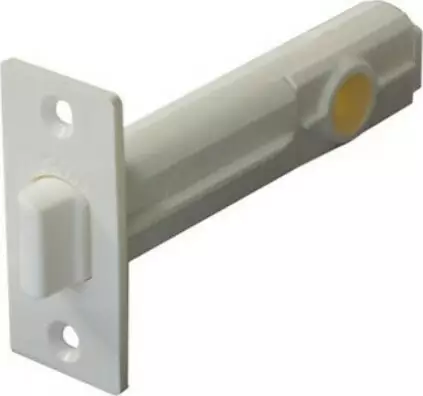 Nylon 70mm Mortice Latch - White