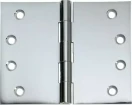 Broad Butt Hinge - H100 x W125 x T4mm - CP