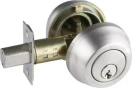 R162 Denver Round D/Cylinder Deadbolt - SS