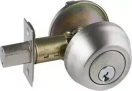 R160 Denver Round S/Cylinder Deadbolt - SS