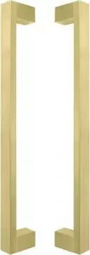 Tasman - Solid Brass - 400mm - Pull Handle Set - MSB