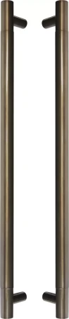 Milford - Solid Brass - 600mm - Pull Handle Set - AB