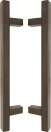 Brass - Square - Pull Handle Set - 300mm - AB