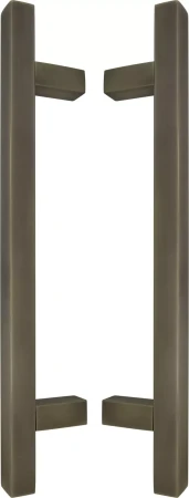 Brass - Square - Pull Handle Set - 300mm - RB