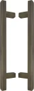 Brass - Square - Pull Handle Set - 300mm - RB