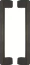 Square 235mm Solid Brass Pull Handle Set - DRB