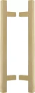 Brass - Square - Pull Handle Set - 300mm - UB