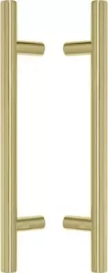 Brass - Round - Pull Handle Set -300mm - PB