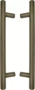 Brass - Round - Pull Handle Set -300mm - RB