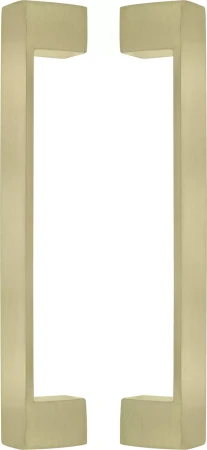 Square 235mm Solid Brass Pull Handle Set - USB