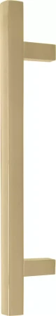 Brass - Square - FF Pull Handle - 300mm - PB