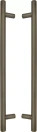 Brass - Round - Pull Handle Set - 400mm - RB