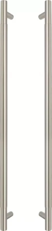 Brass - Pull Handle Set - 600mm - plain  - BN