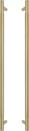 Brass - Pull Handle Set - 600mm - plain  - MSB