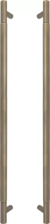 Brass - Pull Handle Set - 600mm - plain - RB