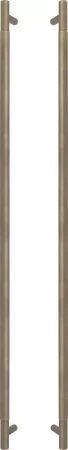 Brass - Pull Handle Set - 900mm - plain - RB