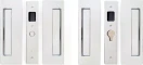 CL400 Bi-Parting Magnetic Passage Set 34-40mm Door - BC