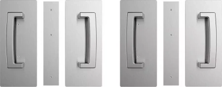 CL406 ADA Bi-Parting Non-Magnetic Passage Set 34-40mm Door - SC