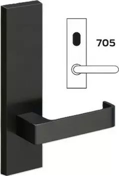 705 - Bergen - Ext Lev + Turn Knob - BLK