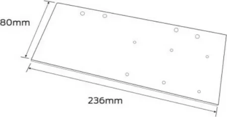 1120 Series Closer Parallel Arm Drop Plate