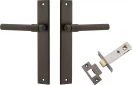 Helsinki Lever - Rectangular Passage Set - SB