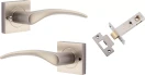 Oxford Lever - Square Rose Integrated Privacy Set - SN