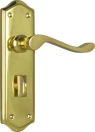 Henley Lever - Long Backplate - Privacy Pair - PB